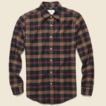 Compact Plaid Flannel - Black/Pink - Portuguese Flannel - STAG Provisions - Tops - L/S Woven - Plaid