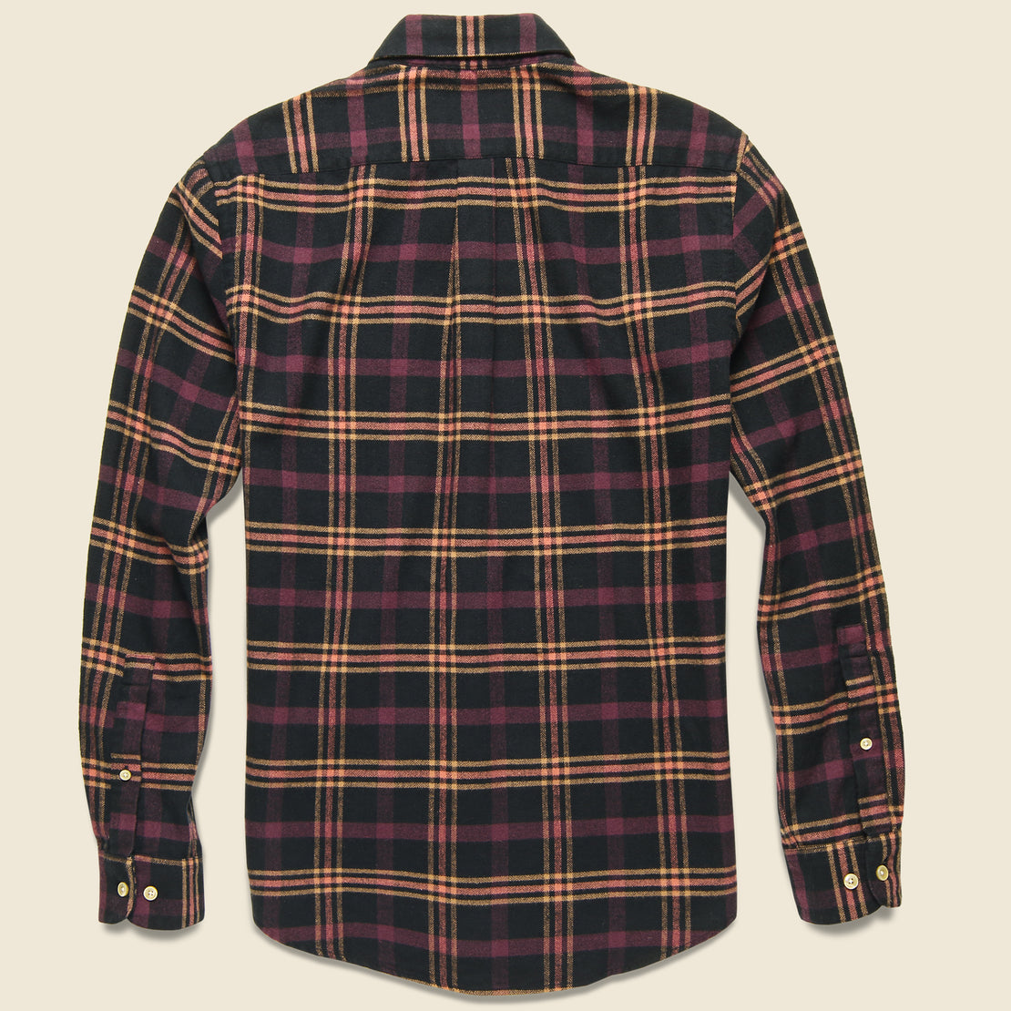 Compact Plaid Flannel - Black/Pink - Portuguese Flannel - STAG Provisions - Tops - L/S Woven - Plaid