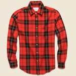 Colorado Plaid Flannel - Red/Black - Portuguese Flannel - STAG Provisions - Tops - L/S Woven - Plaid