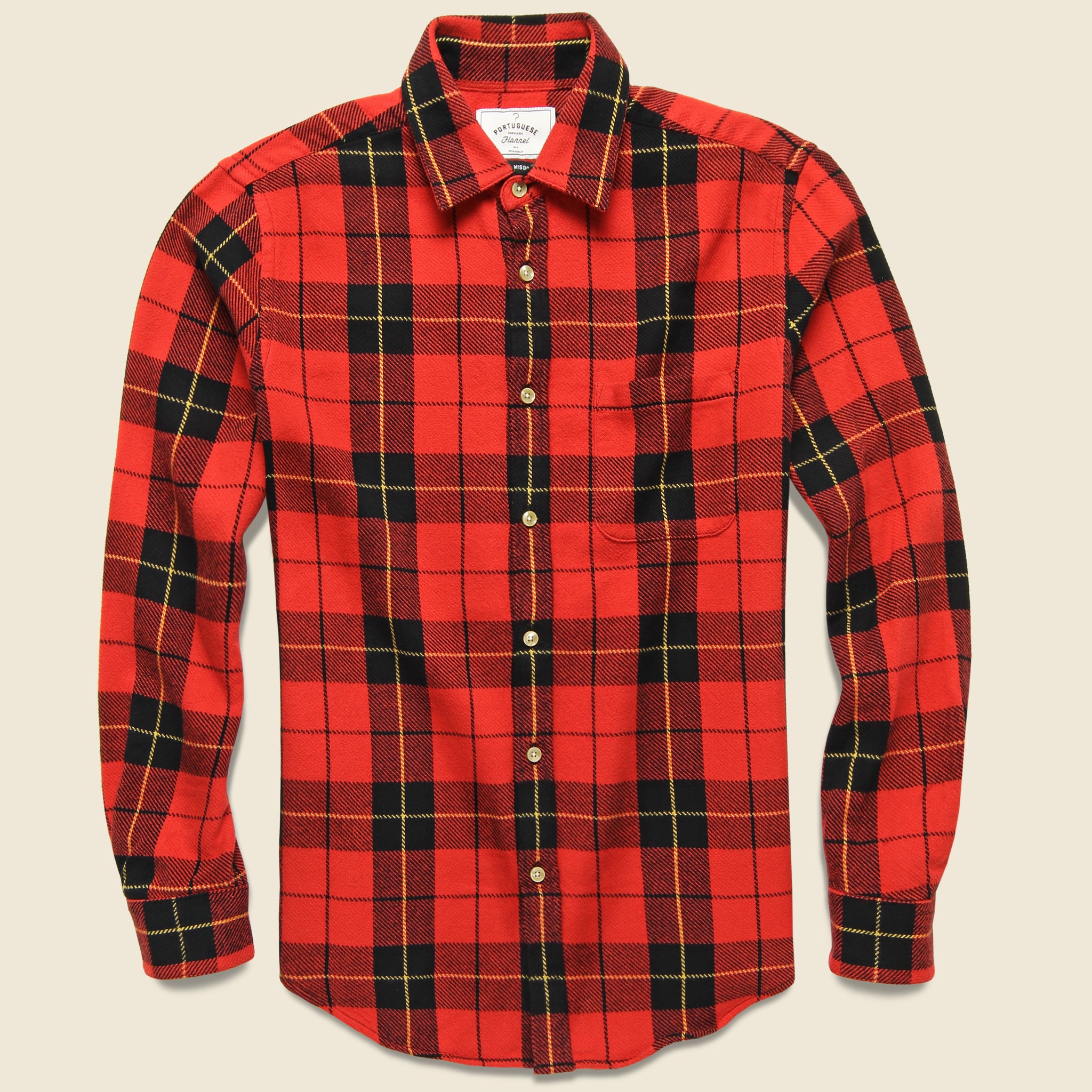 Colorado Plaid Flannel - Red/Black - Portuguese Flannel - STAG Provisions - Tops - L/S Woven - Plaid