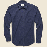 Rude Shirt - Blue Fleck - Portuguese Flannel - STAG Provisions - Tops - L/S Woven - Fleck