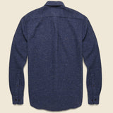 Rude Shirt - Blue Fleck - Portuguese Flannel - STAG Provisions - Tops - L/S Woven - Fleck