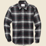 Big Square Nazare Flannel - Black/White - Portuguese Flannel - STAG Provisions - Tops - L/S Woven - Plaid