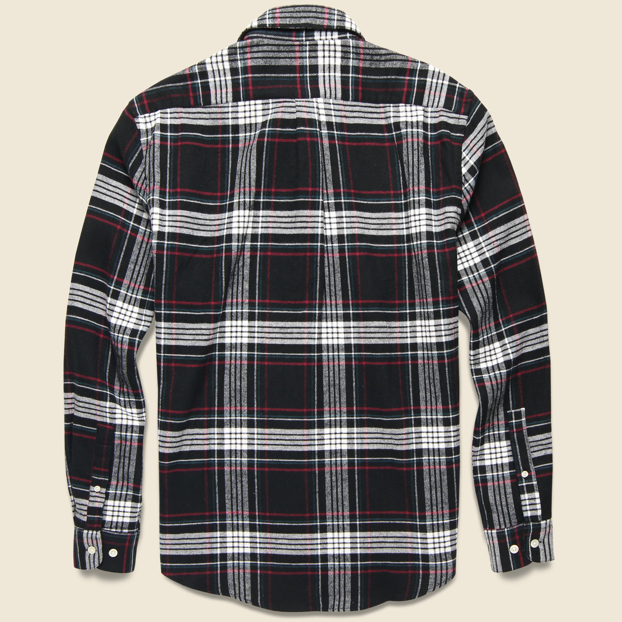 
                          Big Square Nazare Flannel - Black/White - Portuguese Flannel - STAG Provisions - Tops - L/S Woven - Plaid
                        