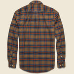Check Flannel - Orange - Portuguese Flannel - STAG Provisions - Tops - L/S Woven - Plaid