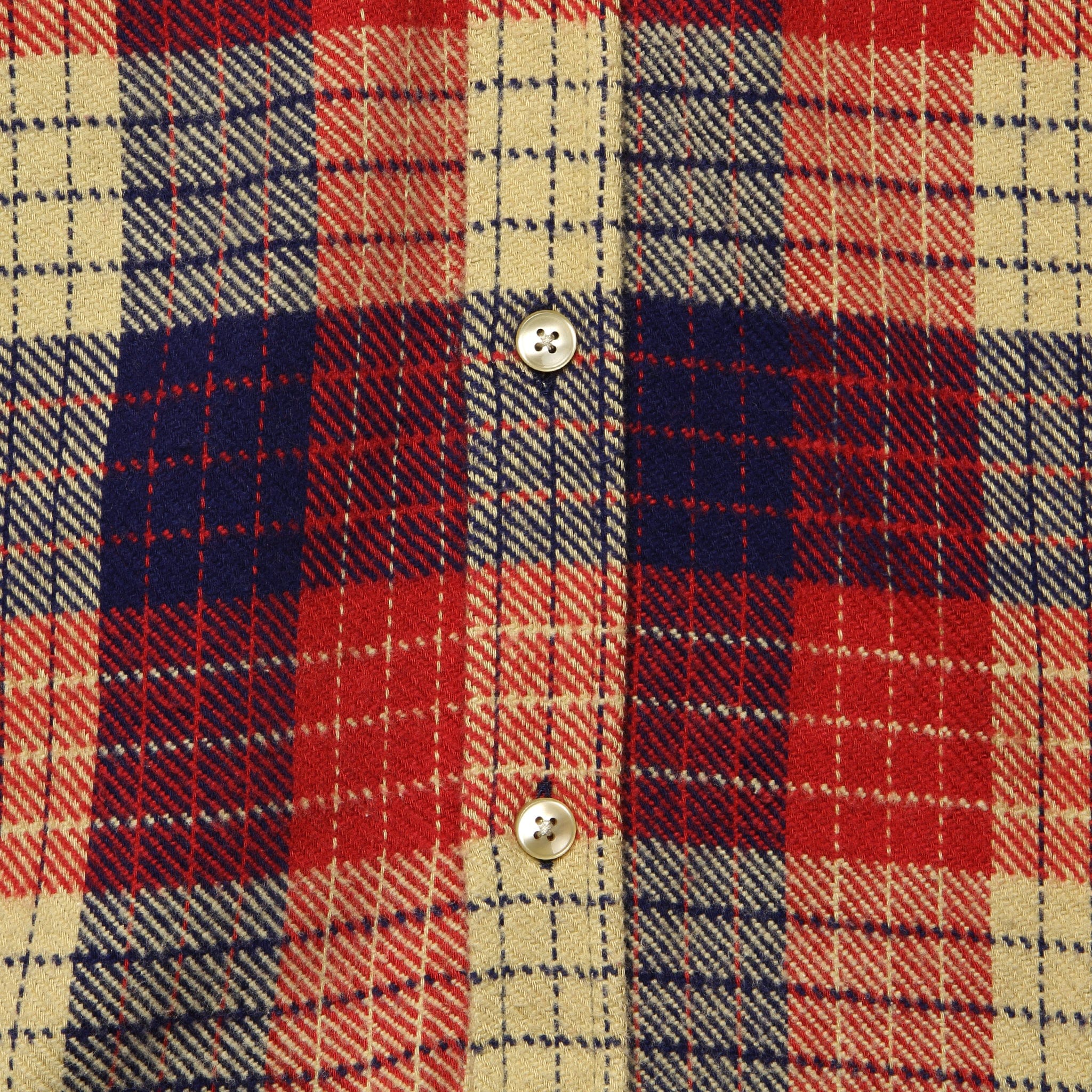 Village Plaid Flannel - Red/White - Portuguese Flannel - STAG Provisions - Tops - L/S Woven - Plaid