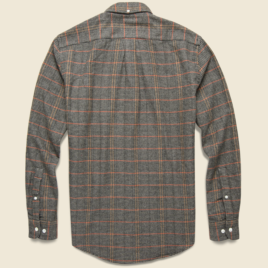 Library Micro Check Shirt - Brown - Portuguese Flannel - STAG Provisions - Tops - L/S Woven - Plaid