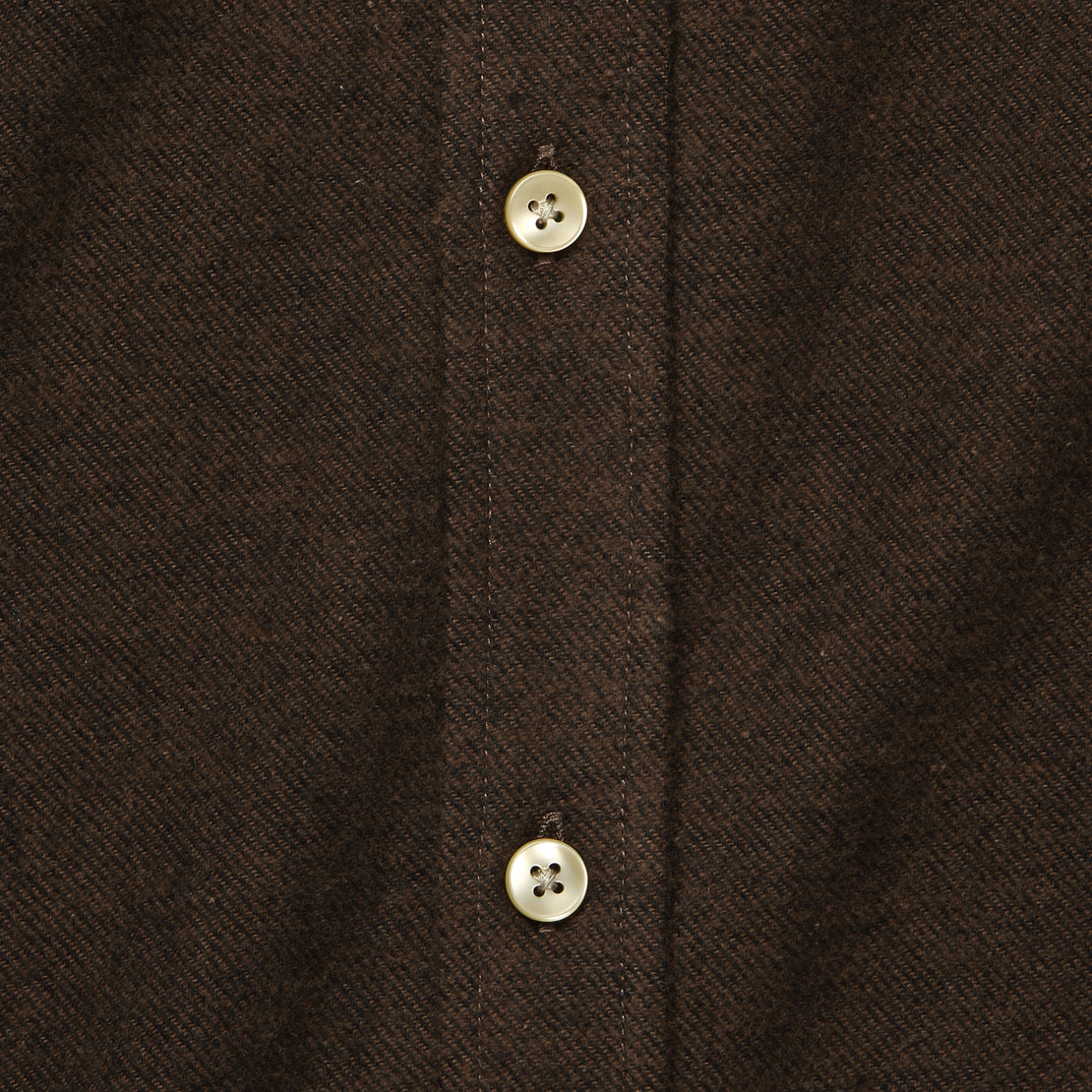 Teca Solid Flannel - Brown - Portuguese Flannel - STAG Provisions - Tops - L/S Woven - Solid