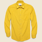 Teca Solid Flannel - Mustard - Portuguese Flannel - STAG Provisions - Tops - L/S Woven - Solid