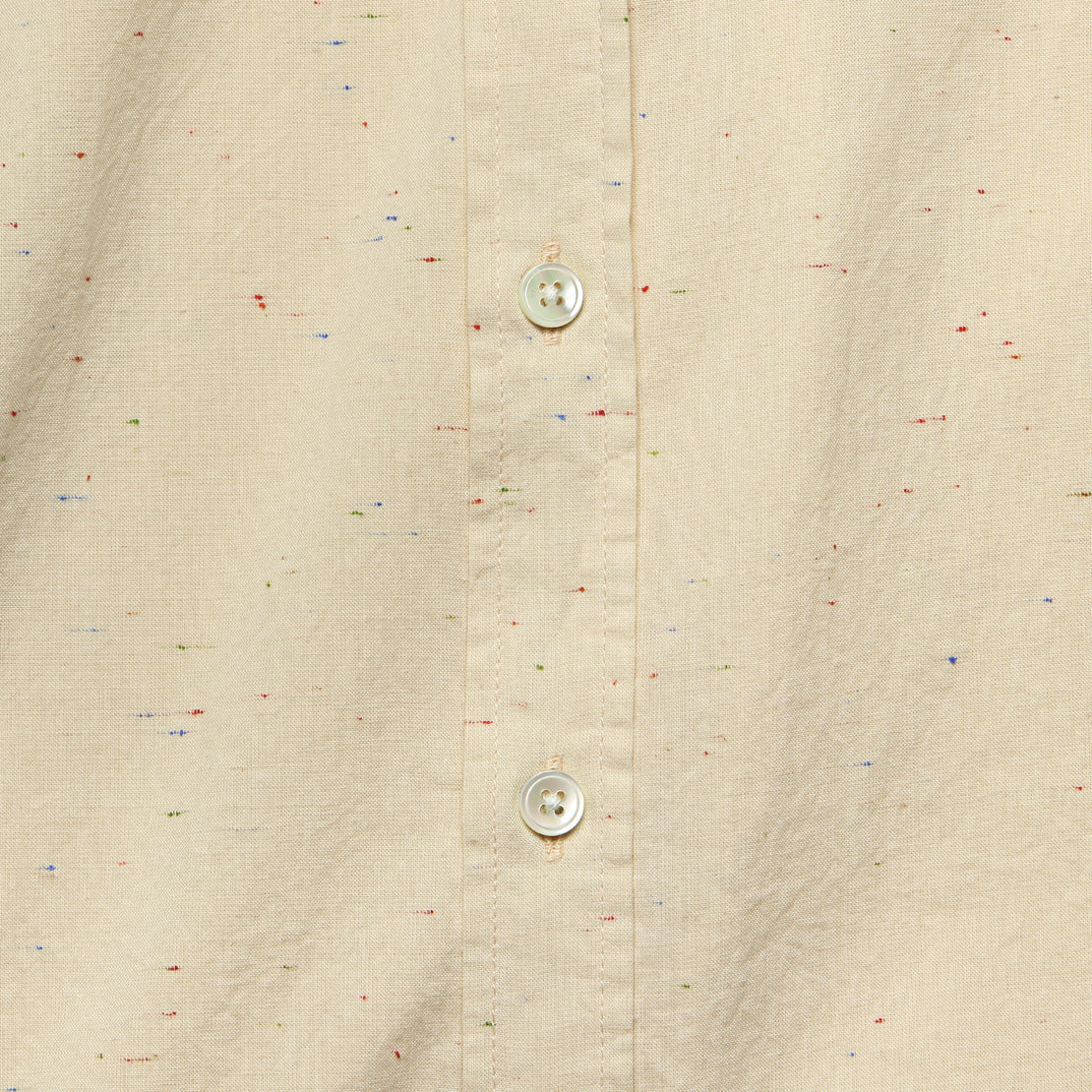 Ebano Fleck Shirt - Cream - Portuguese Flannel - STAG Provisions - Tops - S/S Woven - Fleck