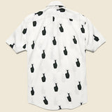 Flow Shirt - Black/White - Portuguese Flannel - STAG Provisions - Tops - S/S Woven - Other Pattern