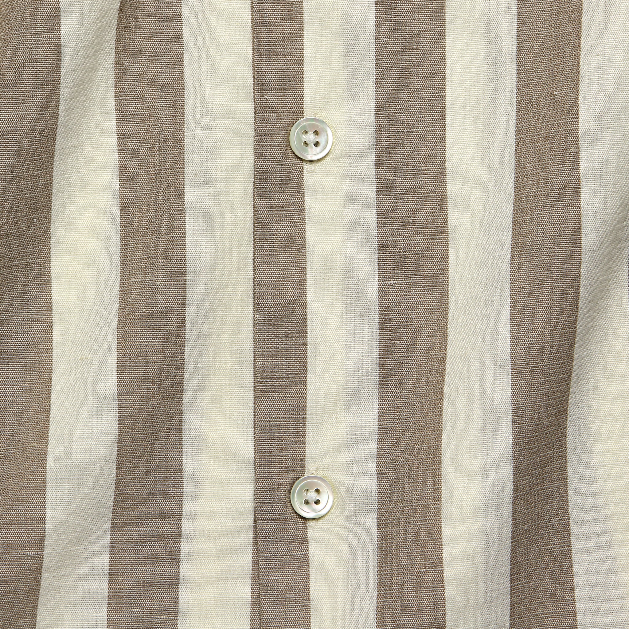 Bayonne Camp Shirt - Brown/White - Portuguese Flannel - STAG Provisions - Tops - S/S Woven - Stripe