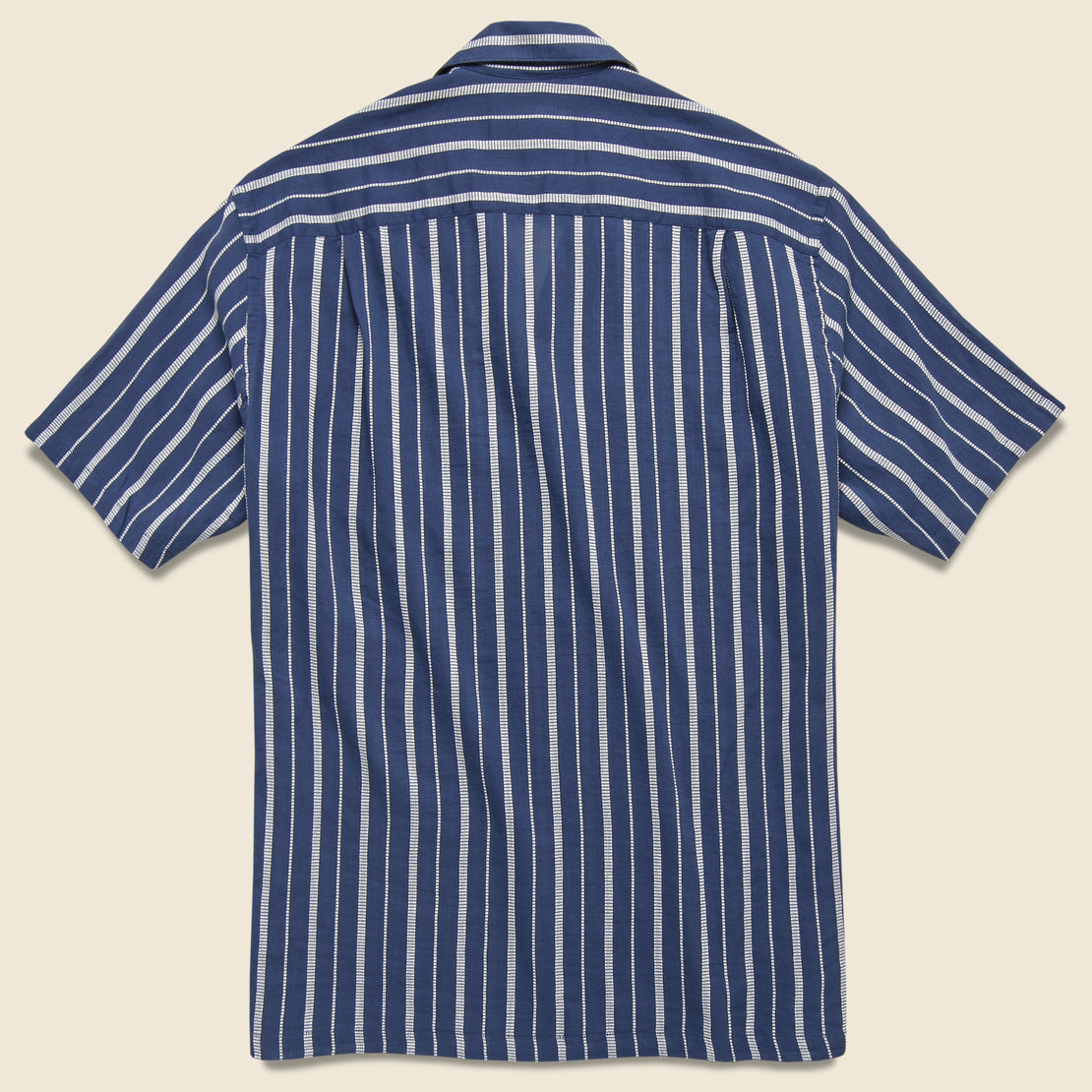 Jimmy Camp Shirt - Blue/White - Portuguese Flannel - STAG Provisions - Tops - S/S Woven - Stripe