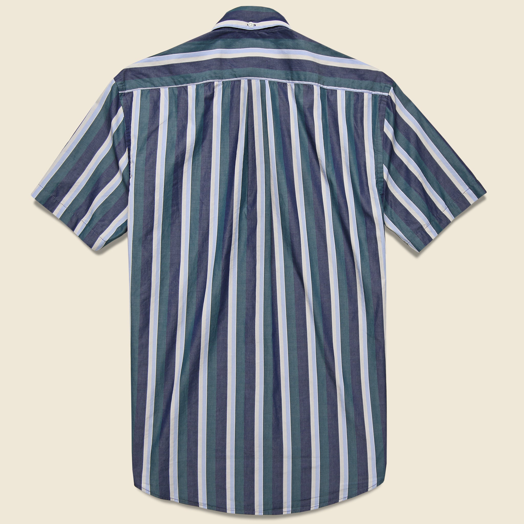 Marseille Shirt - Navy/Blue/White - Portuguese Flannel - STAG Provisions - Tops - S/S Woven - Stripe
