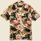Harmonia Shirt - Black - Portuguese Flannel - STAG Provisions - Tops - S/S Woven - Floral