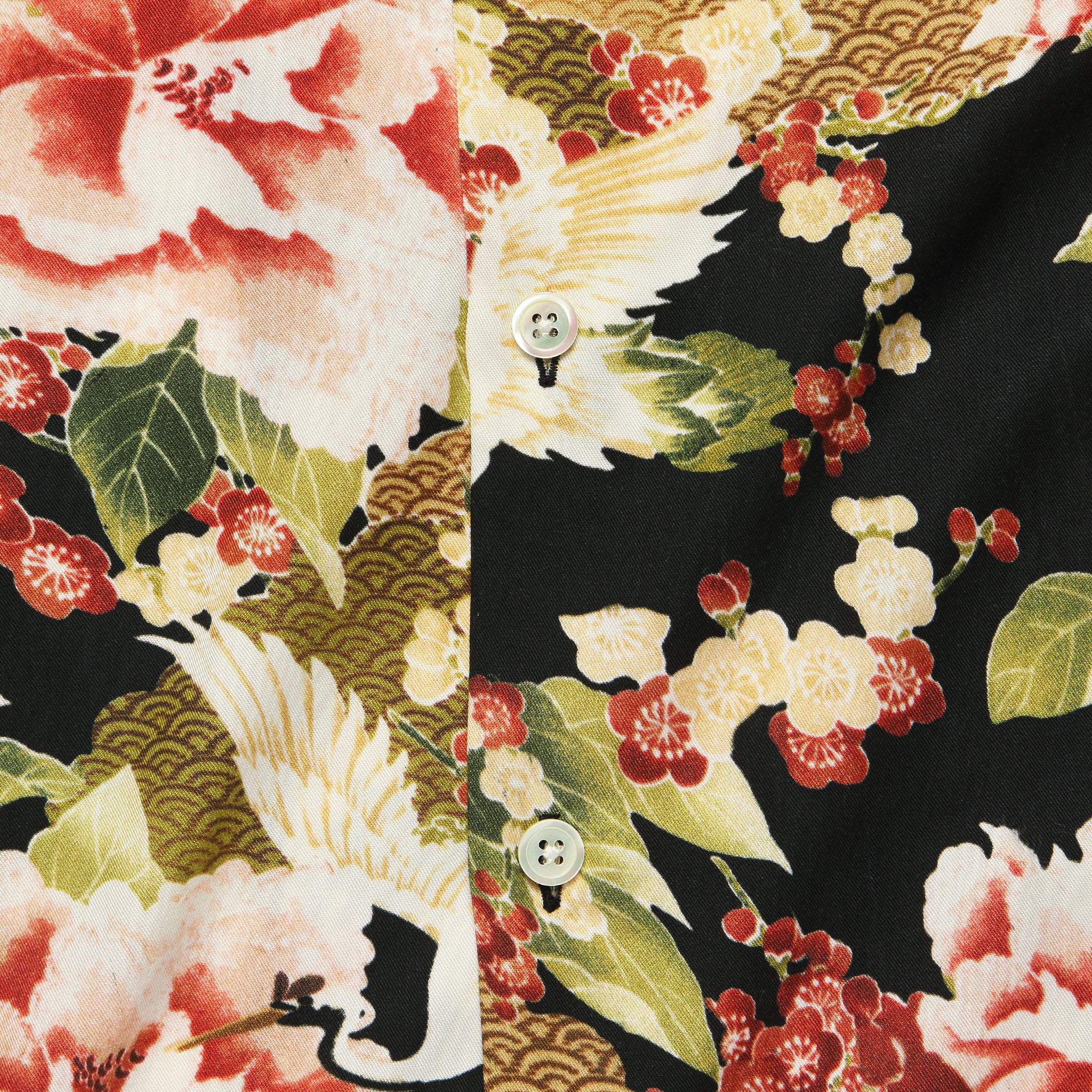 Harmonia Shirt - Black - Portuguese Flannel - STAG Provisions - Tops - S/S Woven - Floral