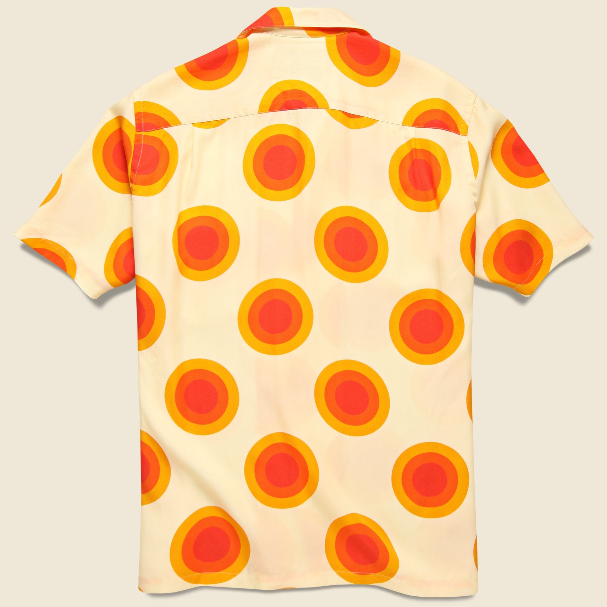 Sun Camp Shirt - White/Yellow - Portuguese Flannel - STAG Provisions - Tops - S/S Woven - Other Pattern