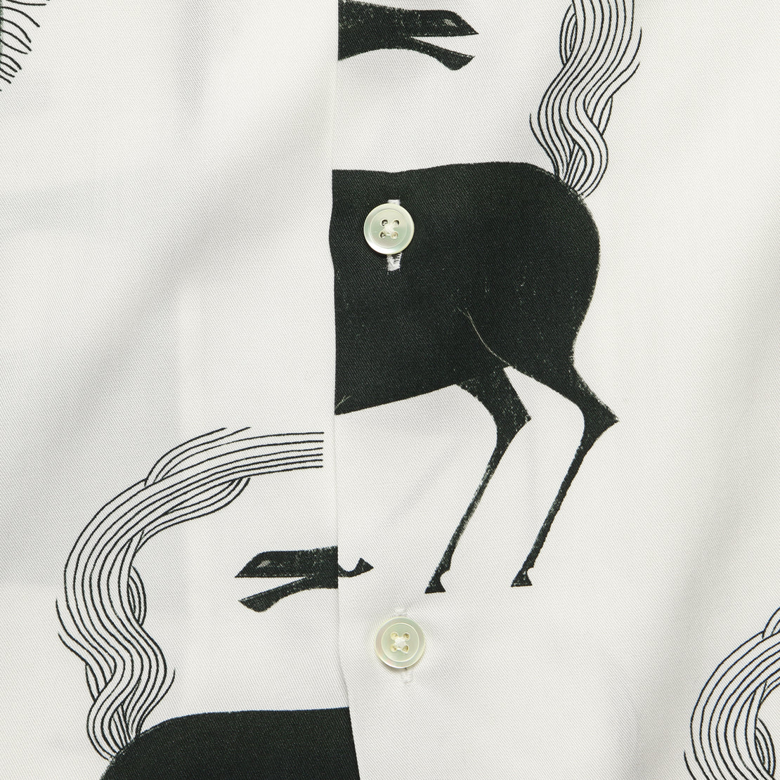 Horse Camp Shirt - White/Black - Portuguese Flannel - STAG Provisions - Tops - S/S Woven - Other Pattern