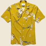Blooming Shirt - Yellow - Portuguese Flannel - STAG Provisions - Tops - S/S Woven - Other Pattern