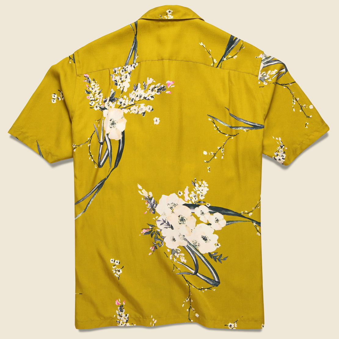 Blooming Shirt - Yellow - Portuguese Flannel - STAG Provisions - Tops - S/S Woven - Other Pattern