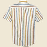 Water Color Shirt - White - Portuguese Flannel - STAG Provisions - Tops - S/S Woven - Stripe