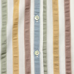 Water Color Shirt - White - Portuguese Flannel - STAG Provisions - Tops - S/S Woven - Stripe