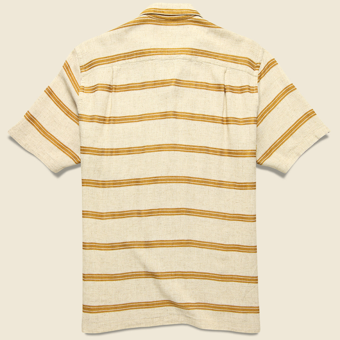 San Francisco Shirt - Gold Stripe - Portuguese Flannel - STAG Provisions - Tops - S/S Woven - Stripe