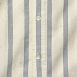 Ebano Stripe Shirt - White/Blue - Portuguese Flannel - STAG Provisions - Tops - S/S Woven - Stripe