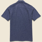 Ring Woven Dot Shirt - Navy - Portuguese Flannel - STAG Provisions - Tops - S/S Woven - Dot