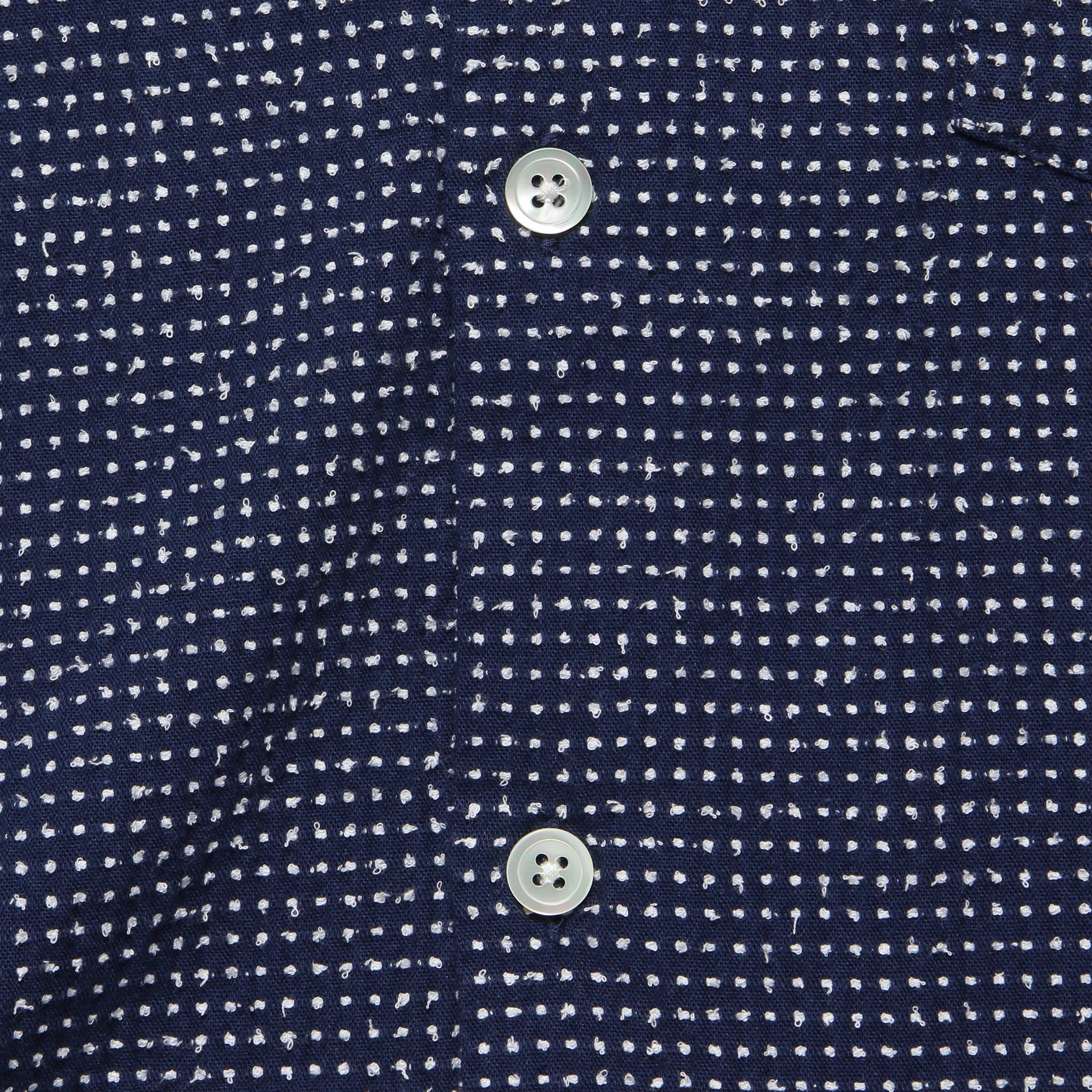 
                          Ring Woven Dot Shirt - Navy - Portuguese Flannel - STAG Provisions - Tops - S/S Woven - Dot
                        