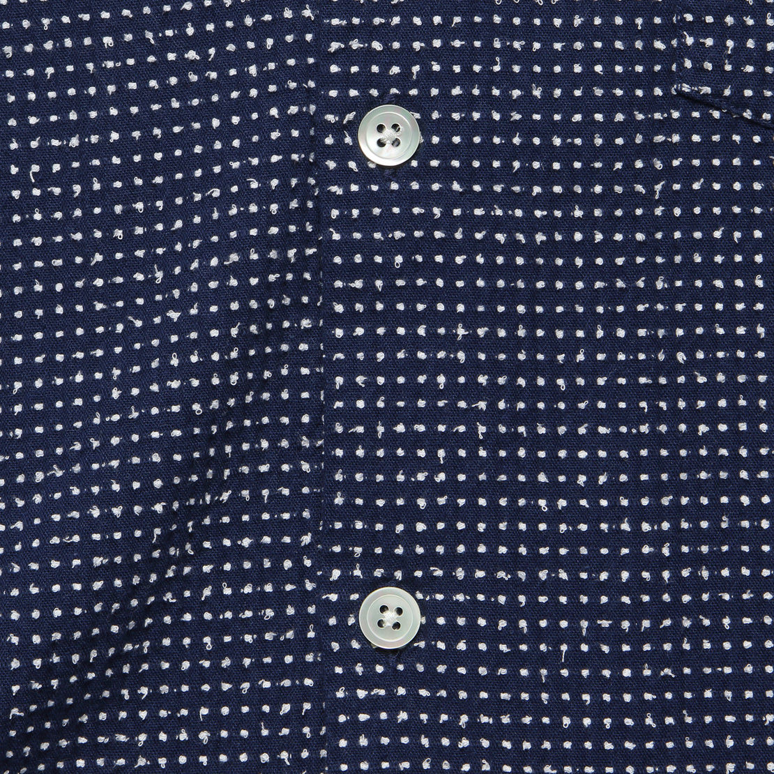 Ring Woven Dot Shirt - Navy - Portuguese Flannel - STAG Provisions - Tops - S/S Woven - Dot