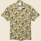 Camo Flower Shirt - Brown Multi - Portuguese Flannel - STAG Provisions - Tops - S/S Woven - Floral