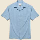 Vilar Shirt - Blue Dobby - Portuguese Flannel - STAG Provisions - Tops - S/S Woven - Solid
