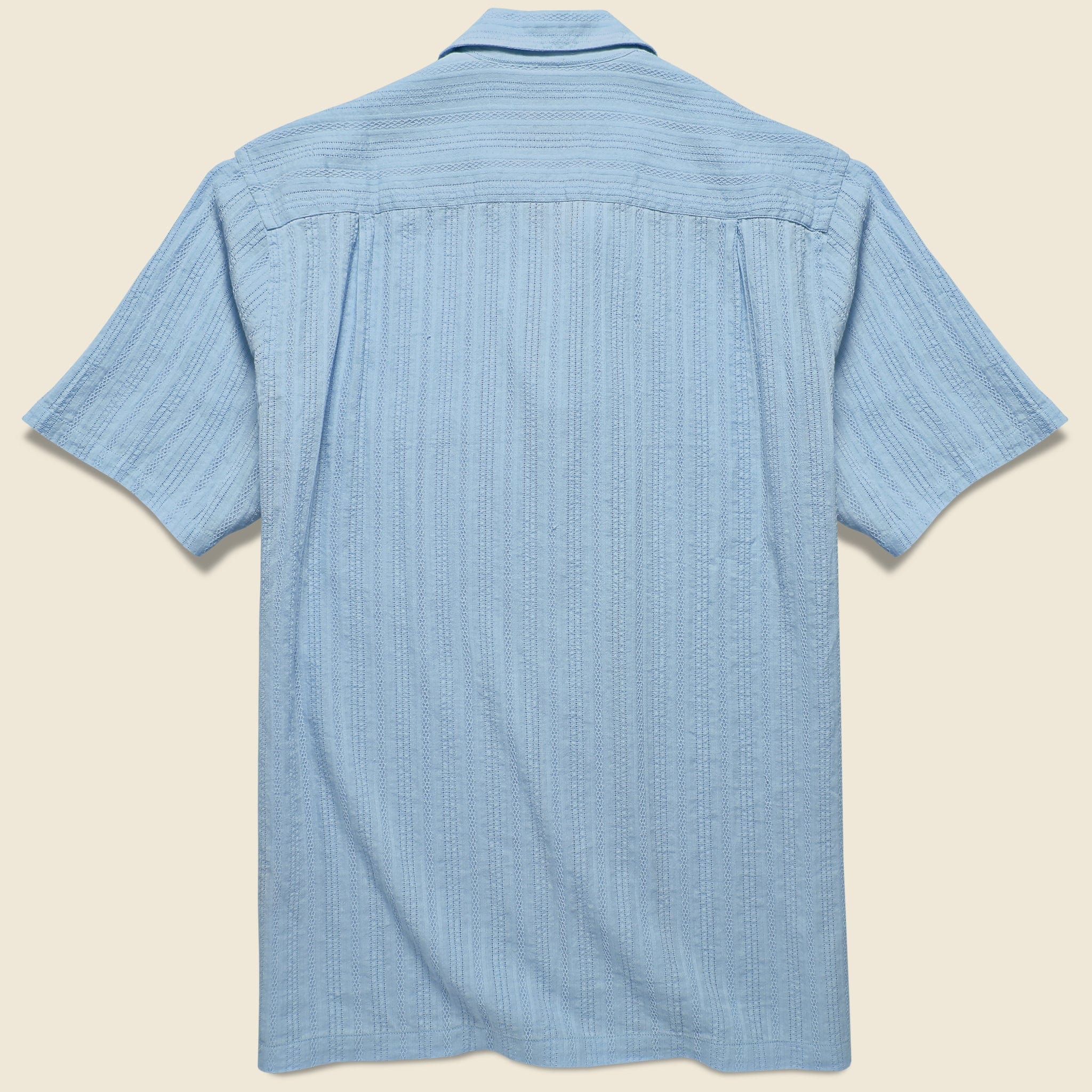 Vilar Shirt - Blue Dobby - Portuguese Flannel - STAG Provisions - Tops - S/S Woven - Solid