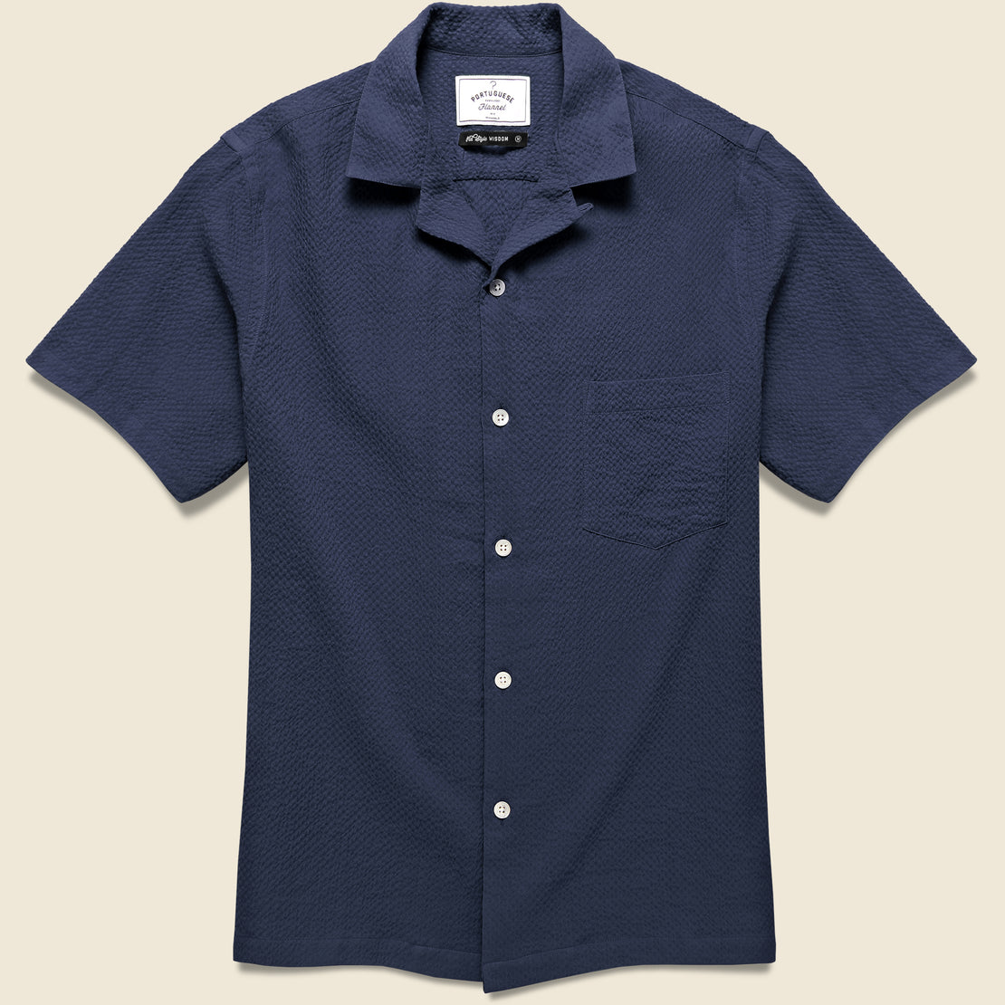 Portuguese Flannel Flam√© Shirt - Navy