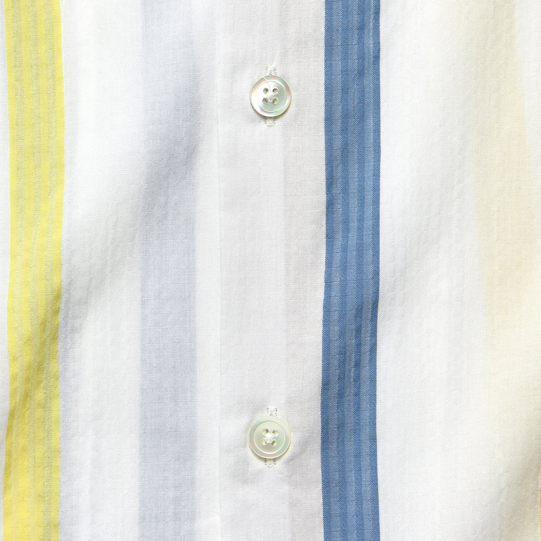 Riviera Stripe Shirt - White/Blue/Yellow - Portuguese Flannel - STAG Provisions - Tops - S/S Woven - Stripe