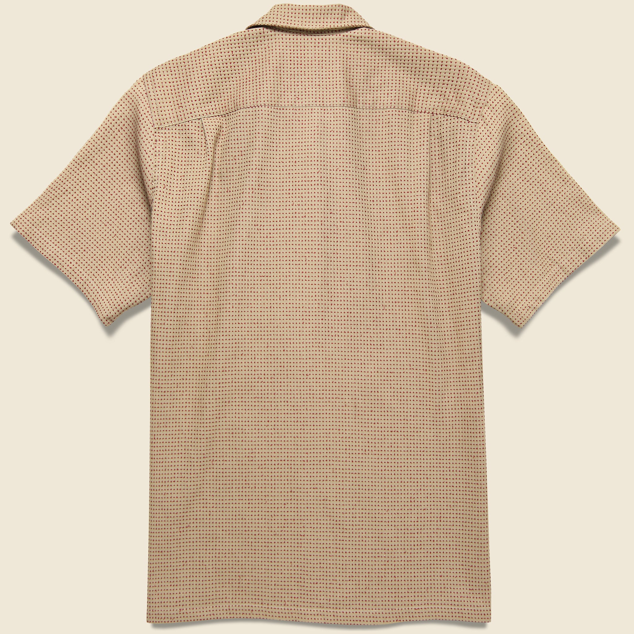 Ring Woven Dot Shirt - Brown - Portuguese Flannel - STAG Provisions - Tops - S/S Woven - Dot