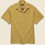 Favo Honey Dot Shirt - Yellow - Portuguese Flannel - STAG Provisions - Tops - S/S Woven - Dot
