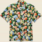Still Life Shirt - Black - Portuguese Flannel - STAG Provisions - Tops - S/S Woven - Floral