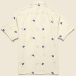Philly Shirt - White/Blue - Portuguese Flannel - STAG Provisions - Tops - S/S Woven - Other Pattern