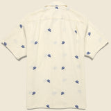 Philly Shirt - White/Blue - Portuguese Flannel - STAG Provisions - Tops - S/S Woven - Other Pattern