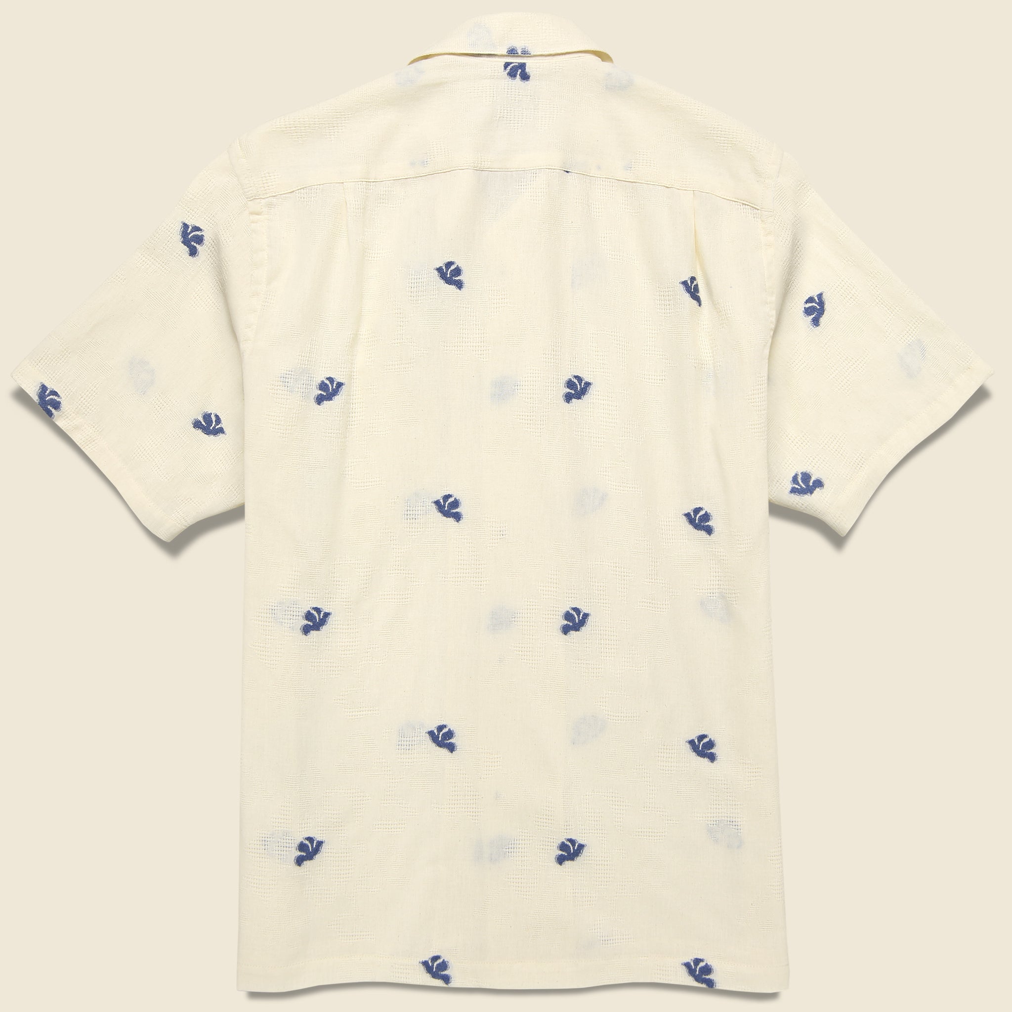 Philly Shirt - White/Blue - Portuguese Flannel - STAG Provisions - Tops - S/S Woven - Other Pattern