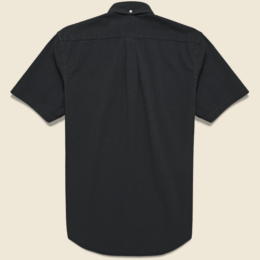 Atlantico Seersucker Shirt - Black