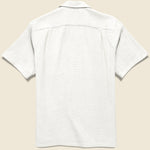 Pique Shirt - White - Portuguese Flannel - STAG Provisions - Tops - S/S Woven - Solid