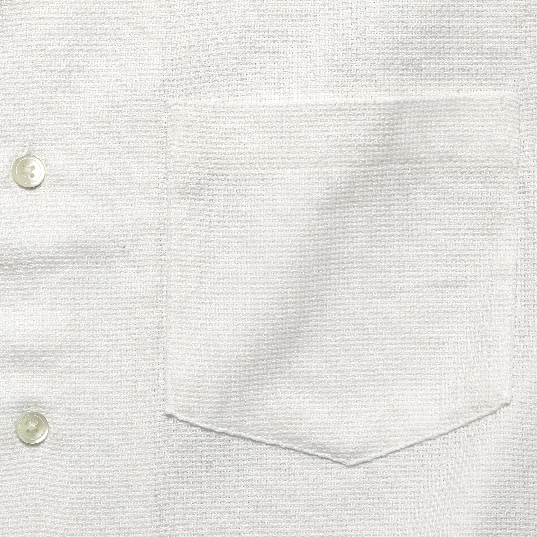 Pique Shirt - White - Portuguese Flannel - STAG Provisions - Tops - S/S Woven - Solid
