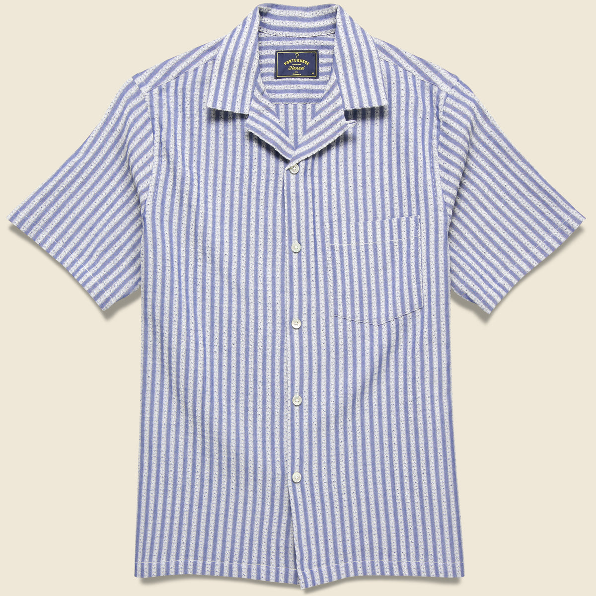 Jacquard Chambray Shirt - Indigo/Blue – STAG Provisions