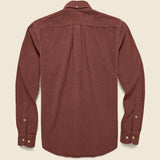Corduroy Lobo Shirt - Bordeaux - Portuguese Flannel - STAG Provisions - Tops - L/S Woven - Corduroy