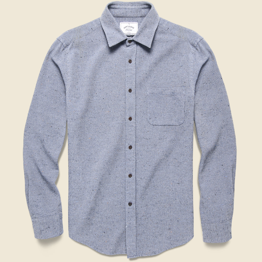 Portuguese Flannel Rude Shirt - Grey