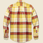 Happy Check Shirt - Yellow/Red - Portuguese Flannel - STAG Provisions - Tops - L/S Woven - Plaid