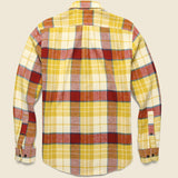 Happy Check Shirt - Yellow/Red - Portuguese Flannel - STAG Provisions - Tops - L/S Woven - Plaid